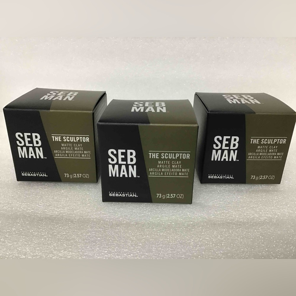 Sebastian Seb-Man The Sculptor Matte Clay lot of 3 NWT
